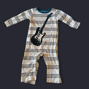 Jelly the Pug Frankie and Sam Collection Guitar Long Tail Onesie (18 Months)